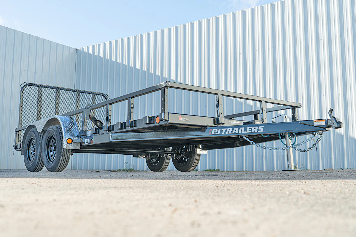 PJ Trailers 16'x83" Tandem Axle 4" Channel Utility Trailer (UL) - Stock #92267 - Image 7 of 13 PJ Trailers 16'x83" Tandem Axle 4" Channel Utility Trailer (UL) - Stock #92267 - Image 7 of 13