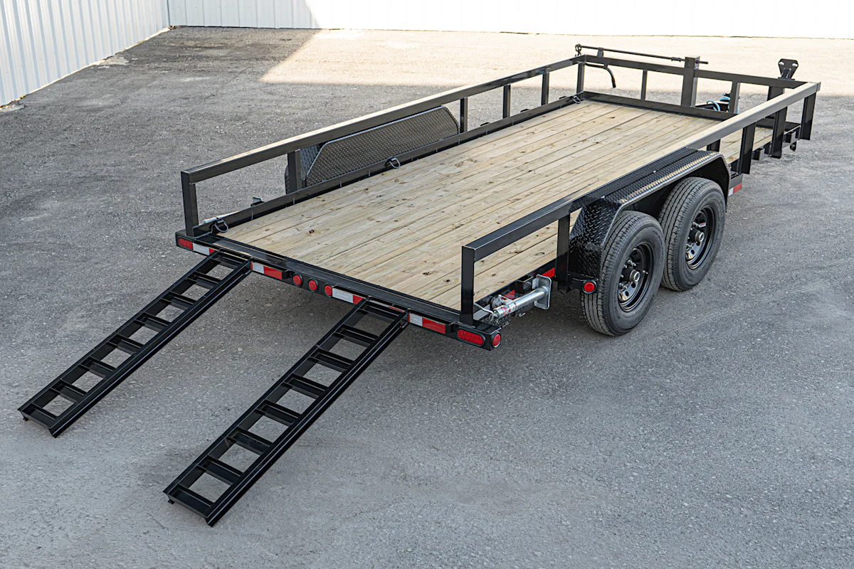PJ Trailers 16'x83" Angle Pipetop Equipment Trailer (P8) - Stock #92268 - Image 13 of 15 PJ Trailers 16'x83" Angle Pipetop Equipment Trailer (P8) - Stock #92268 - Image 13 of 15