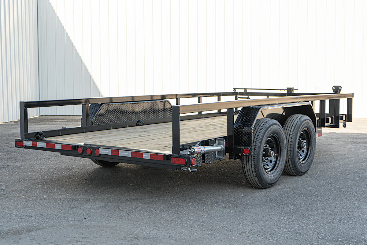 PJ Trailers 16'x83" Angle Pipetop Equipment Trailer (P8) - Stock #92268 - Image 14 of 15 PJ Trailers 16'x83" Angle Pipetop Equipment Trailer (P8) - Stock #92268 - Image 14 of 15