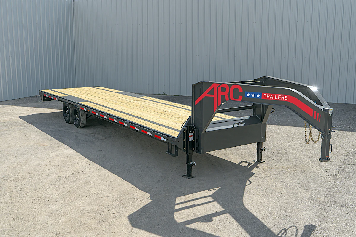ARC Trailers 32'x102" 14K Gooseneck Flatbed Trailer (GDS) - Stock #92272 - Image 1 of 10 ARC Trailers 32'x102" 14K Gooseneck Flatbed Trailer (GDS) - Stock #92272 - Image 1 of 10