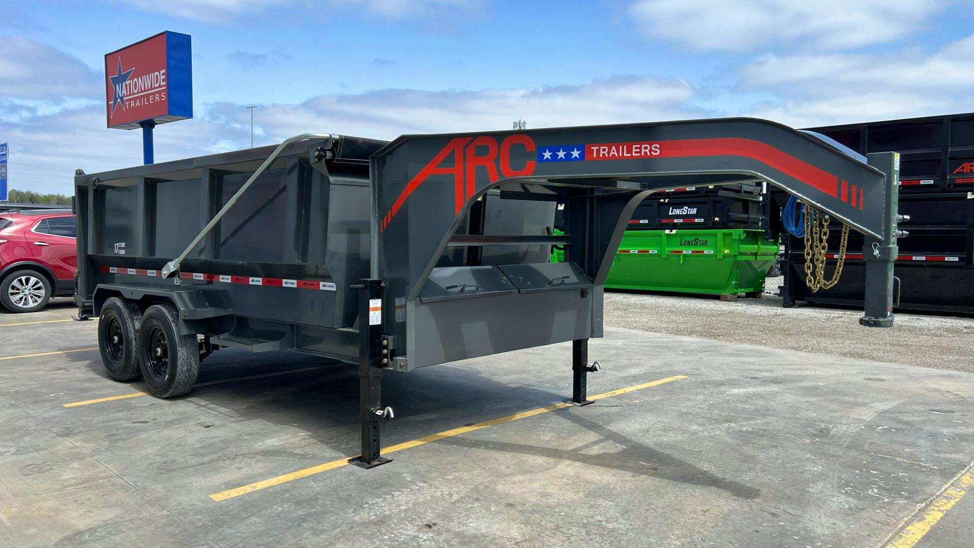 ARC Trailers 14'x83" Gooseneck Telescopic Dump Trailer w/ 4' Sides (GDT) - Stock #92284 - Image 2 of 6