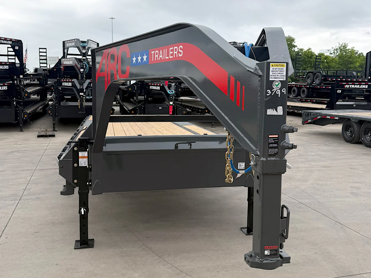 ARC Trailers 25'x102" Gooseneck Flatbed Trailer (GDS) - Stock #92286 - Image 3 of 6 ARC Trailers 25'x102" Gooseneck Flatbed Trailer (GDS) - Stock #92286 - Image 3 of 6