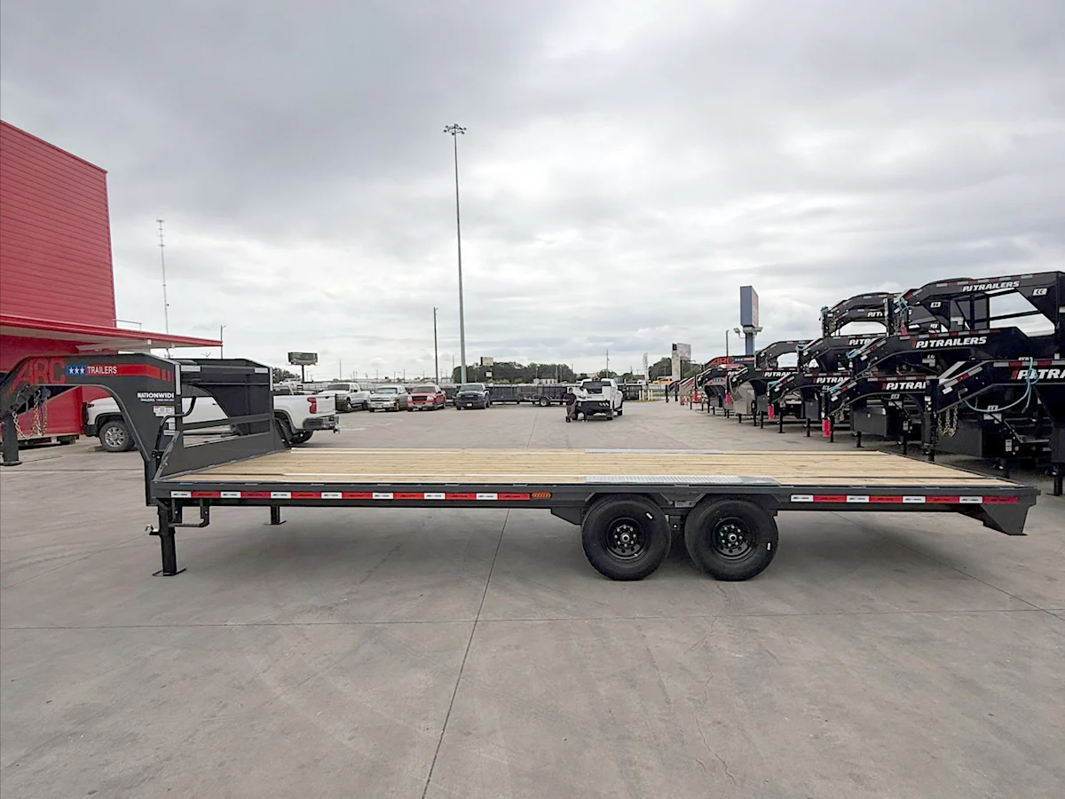 ARC Trailers 25'x102" Gooseneck Flatbed Trailer (GDS) - Stock #92286 - Image 5 of 6 ARC Trailers 25'x102" Gooseneck Flatbed Trailer (GDS) - Stock #92286 - Image 5 of 6