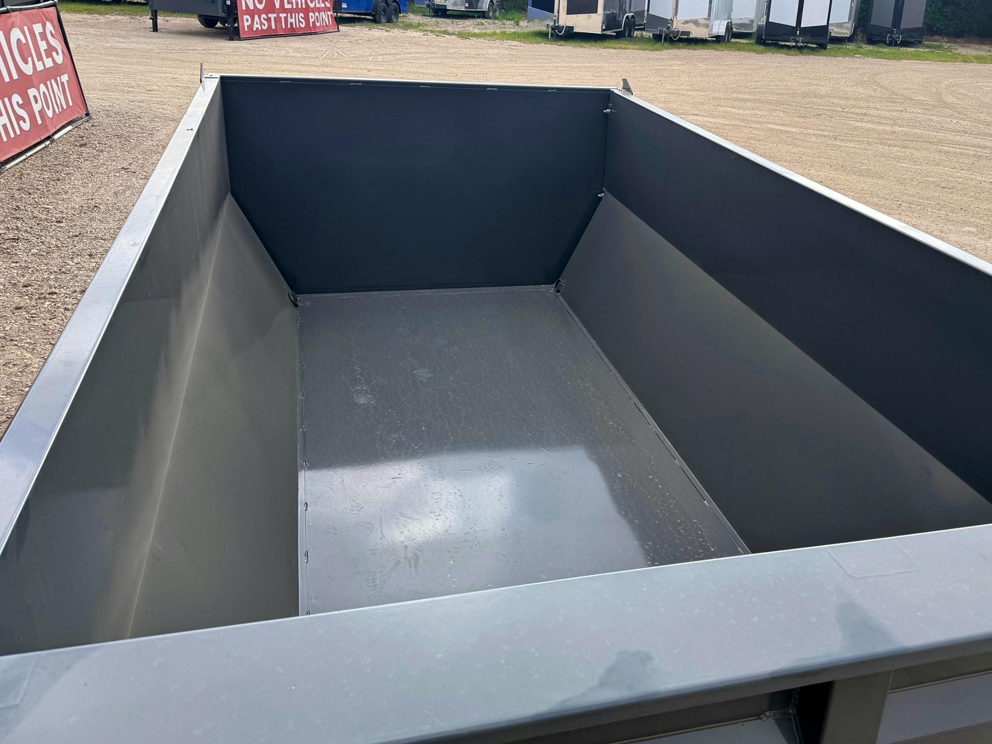 ARC Trailers 14' 14YD Steel Dumpster Bin w/ 4' Sides - Stock #92290 - Image 3 of 5