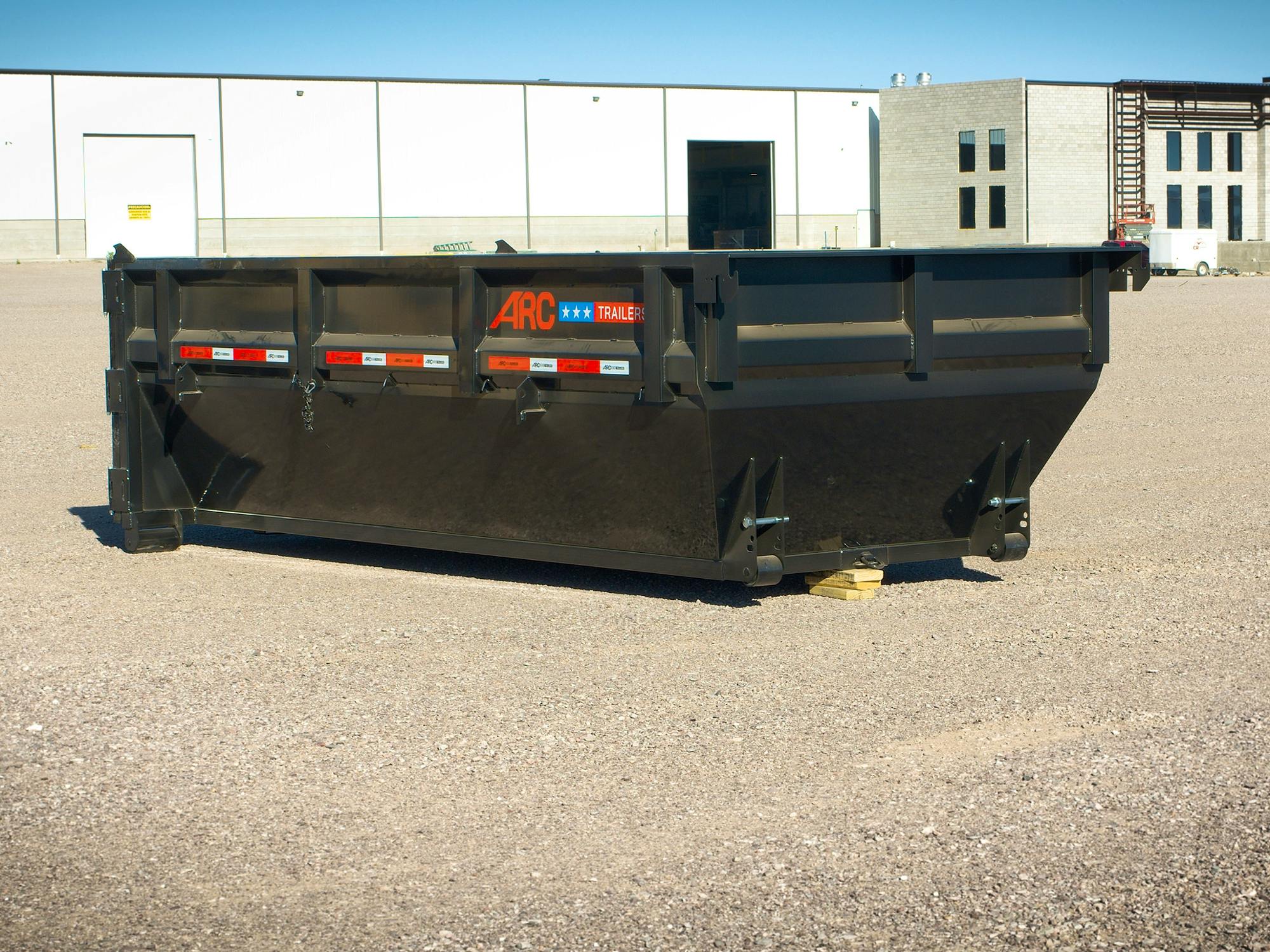 ARC Trailers 14' 14YD Steel Dumpster Bin w/ 4' Sides - Stock #92291 - Image 4 of 9
