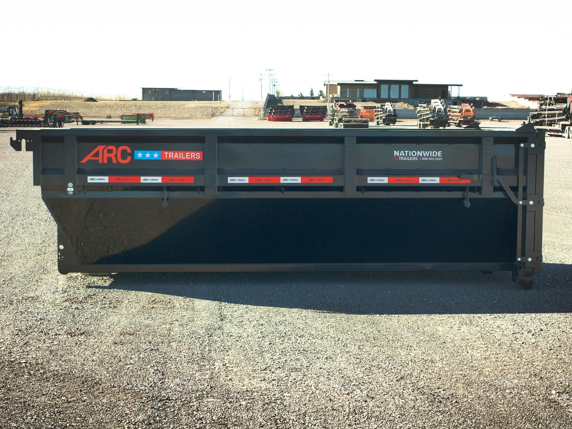 ARC Trailers 14' 14YD Steel Dumpster Bin w/ 4' Sides - Stock #92291 - Image 9 of 9