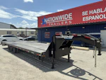Top Hat Trailers USED 32'x102" Gooseneck Flatbed w/ 5' Dovetail Stock #92306 - Thumbnail 1