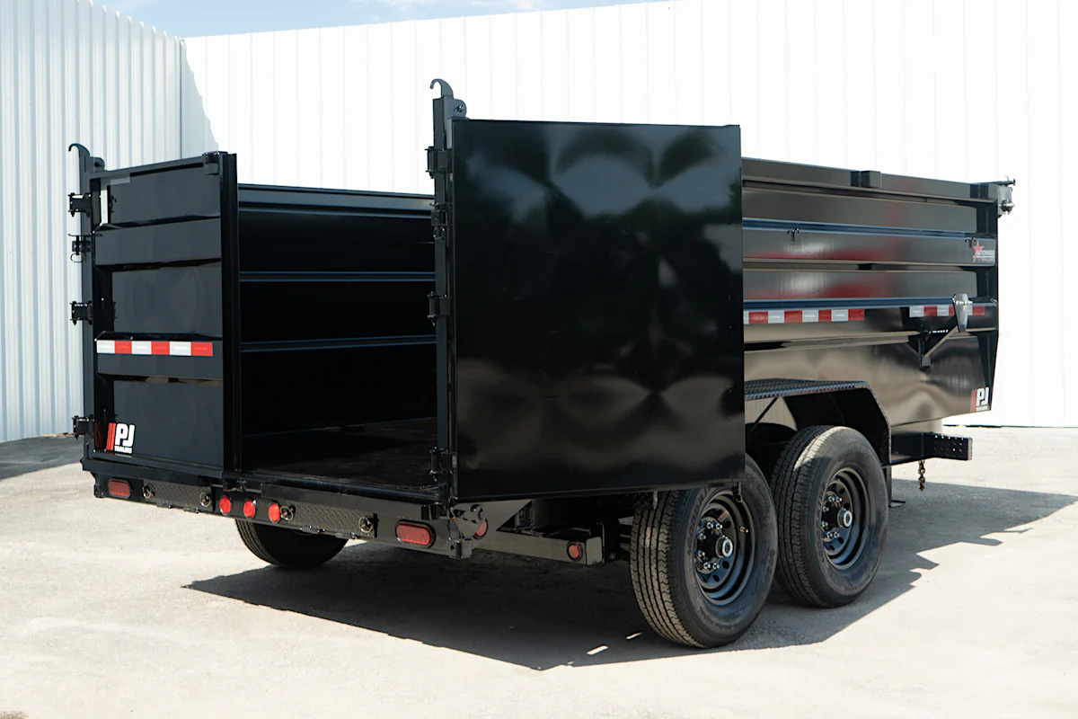 PJ Trailers 14'x83" Low Pro High Side Dump Trailer w/ 4' Sides (DM) - Stock #92374 - Image 27 of 30 PJ Trailers 14'x83" Low Pro High Side Dump Trailer w/ 4' Sides (DM) - Stock #92374 - Image 27 of 30