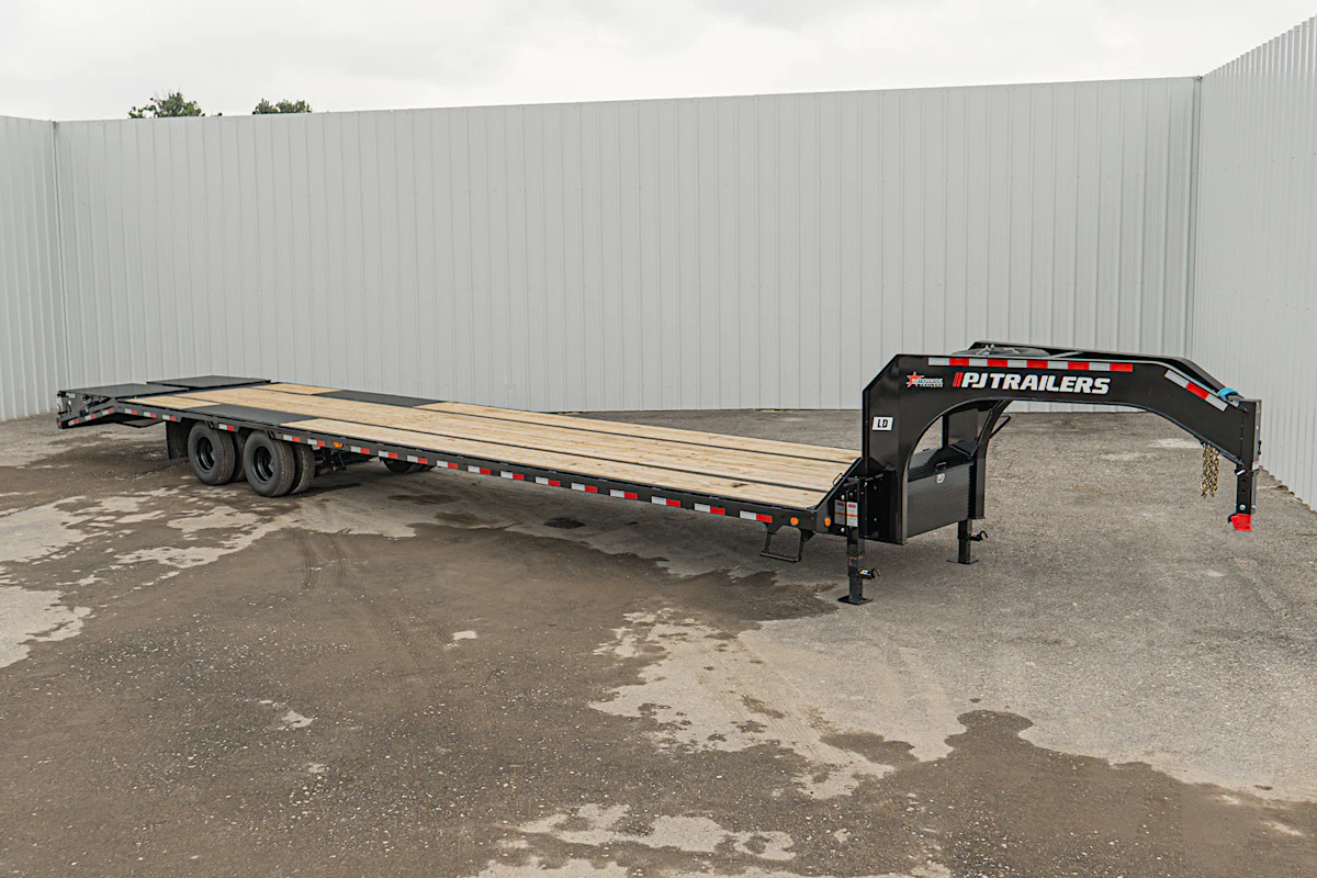 PJ Trailers 40'x102" Gooseneck Low Pro Flatbed Trailer w/ Duals (LD) - Stock #92378 - Image 21 of 28 PJ Trailers 40'x102" Gooseneck Low Pro Flatbed Trailer w/ Duals (LD) - Stock #92378 - Image 21 of 28