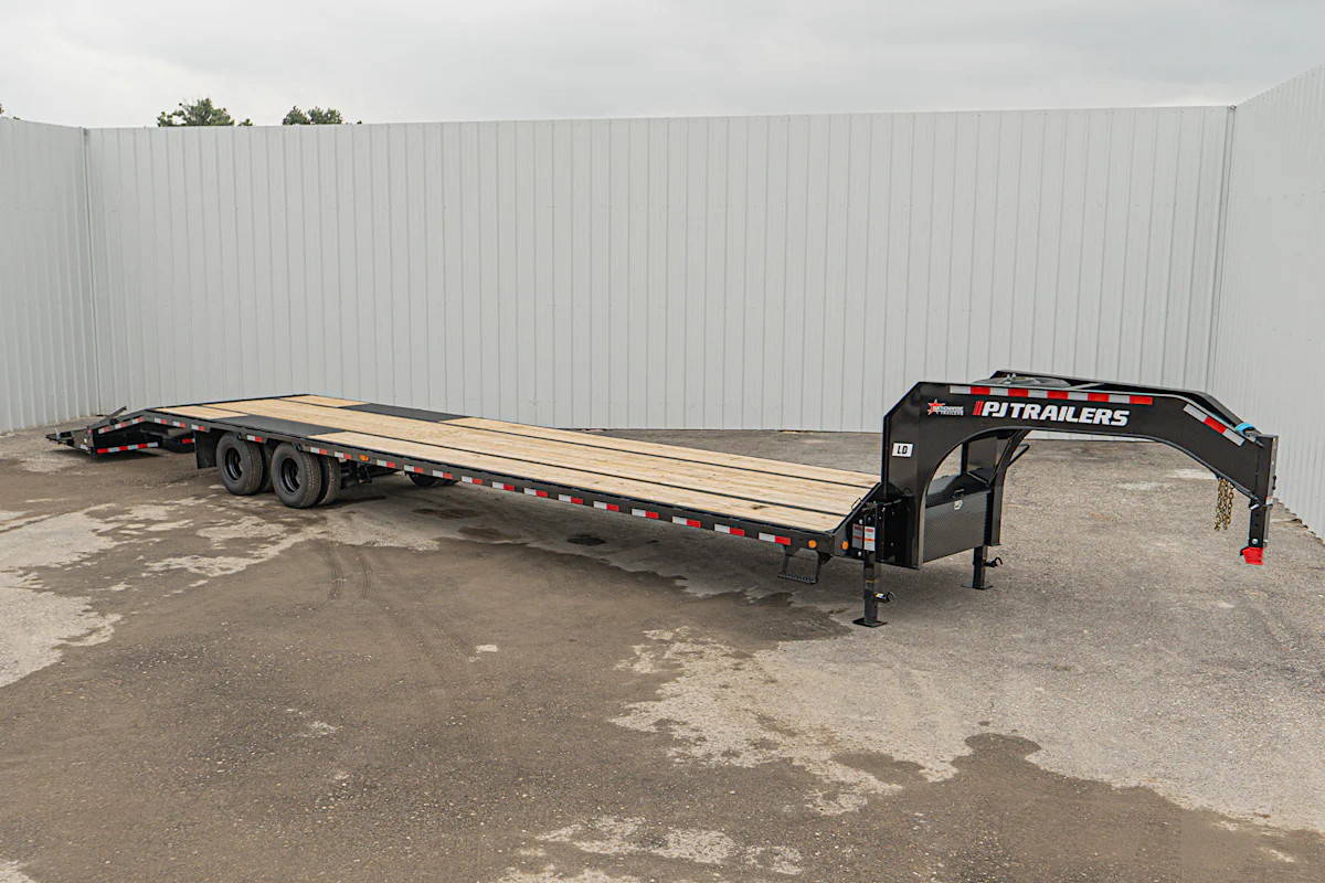 PJ Trailers 40'x102" Gooseneck Low Pro Flatbed Trailer w/ Duals (LD) - Stock #92378 - Image 22 of 28 PJ Trailers 40'x102" Gooseneck Low Pro Flatbed Trailer w/ Duals (LD) - Stock #92378 - Image 22 of 28