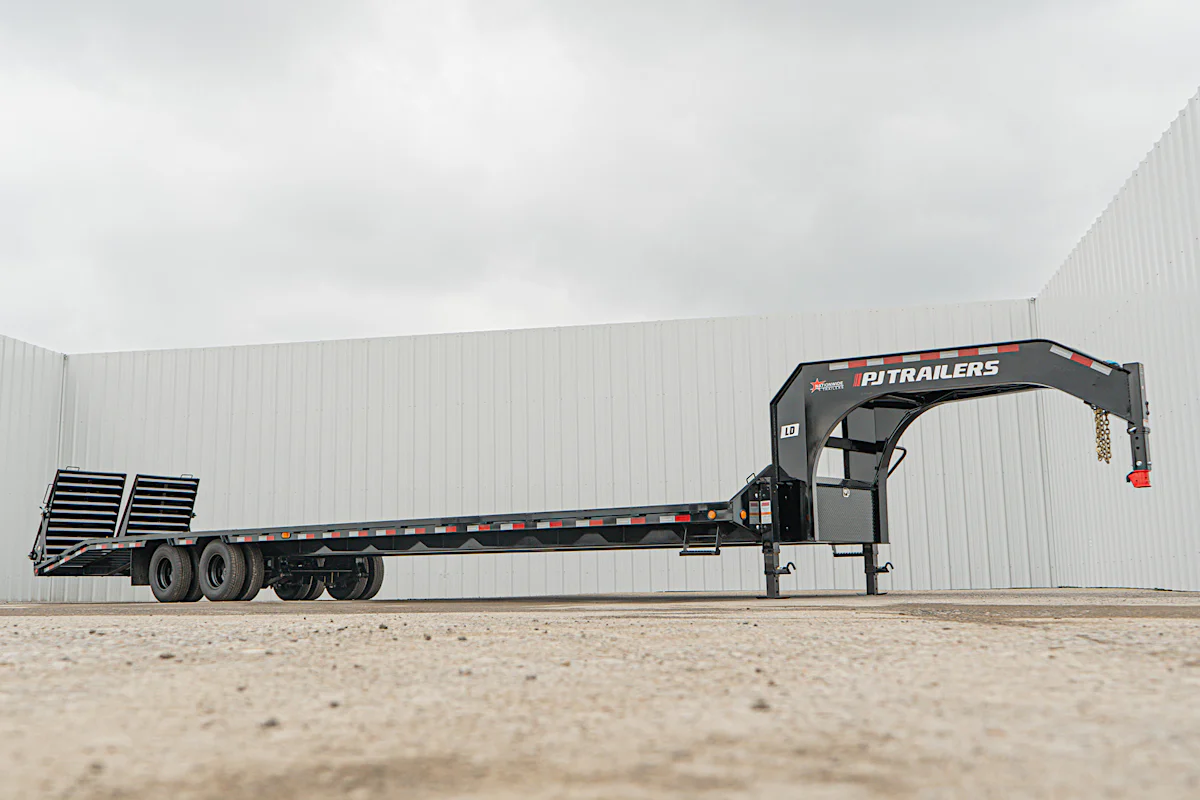 PJ Trailers 40'x102" Gooseneck Low Pro Flatbed Trailer w/ Duals (LD) - Stock #92379 - Image 26 of 28 PJ Trailers 40'x102" Gooseneck Low Pro Flatbed Trailer w/ Duals (LD) - Stock #92379 - Image 26 of 28
