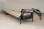 PJ Trailers 40'x102" 18k Gooseneck Flatbed Trailer w/ Singles (LX) Stock #92387 - Thumbnail 1