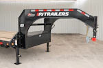 PJ Trailers 40'x102" 18k Gooseneck Flatbed Trailer w/ Singles (LX) Stock #92387 - Thumbnail 4