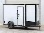 Spartan 6'x12' Enclosed Cargo Trailer w/ Rear Ramp Door (C1) Stock #92413 - Thumbnail 1