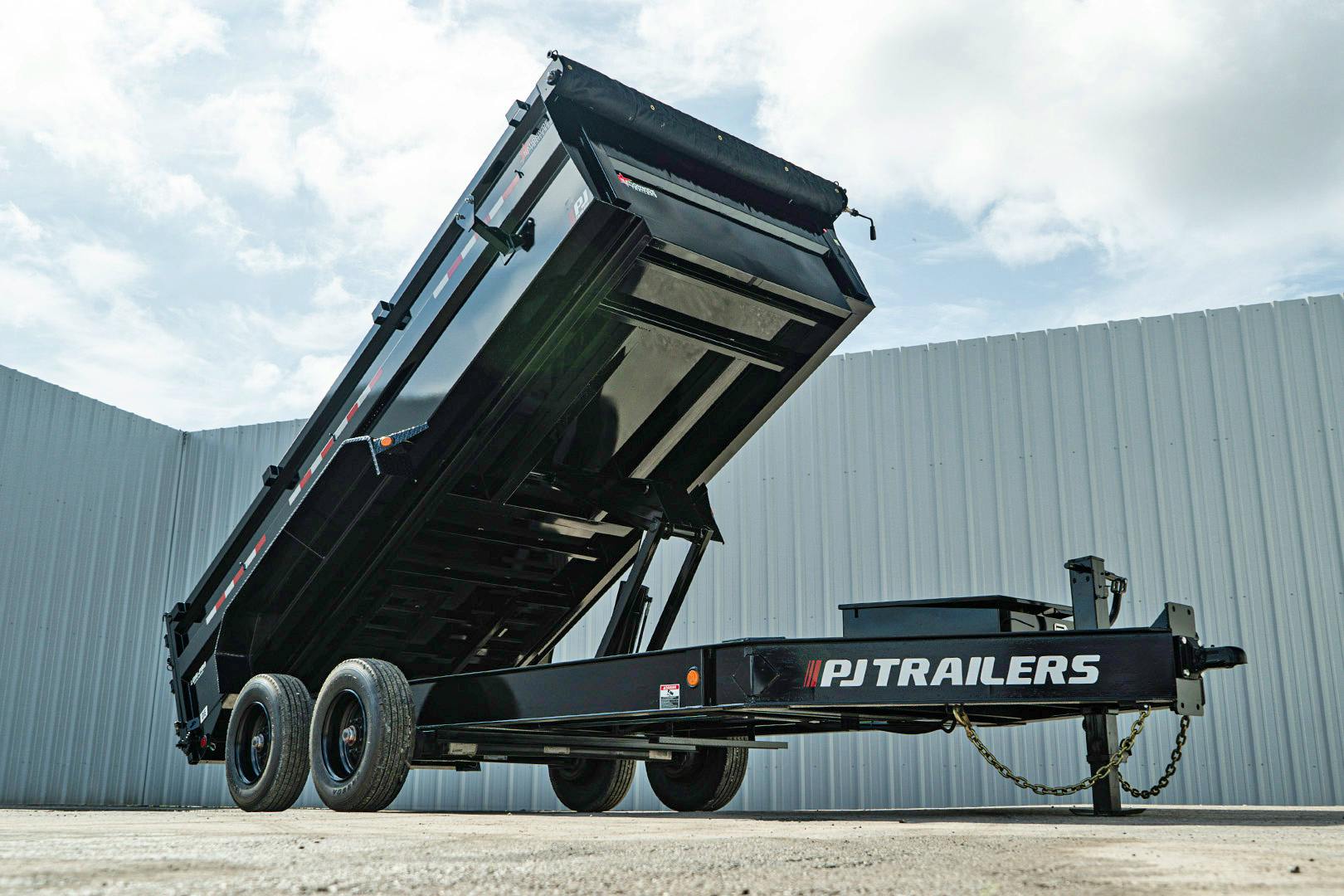 PJ Trailers 16'x83" HD Low Pro Dump Trailer w/ 3' Sides (DE) - Stock #92647 - Image 3 of 27