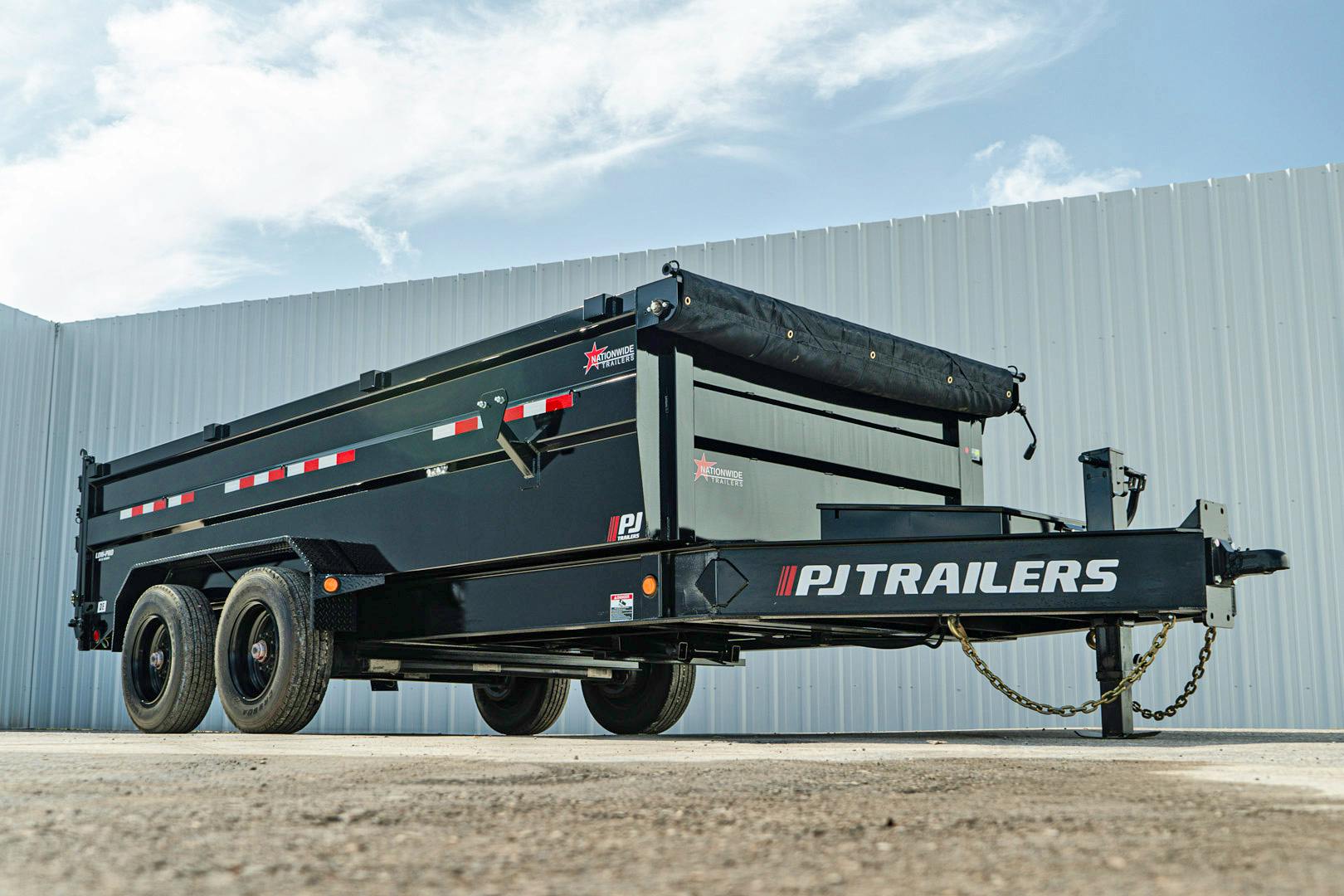 PJ Trailers 16'x83" HD Low Pro Dump Trailer w/ 3' Sides (DE) - Stock #92647 - Image 4 of 27