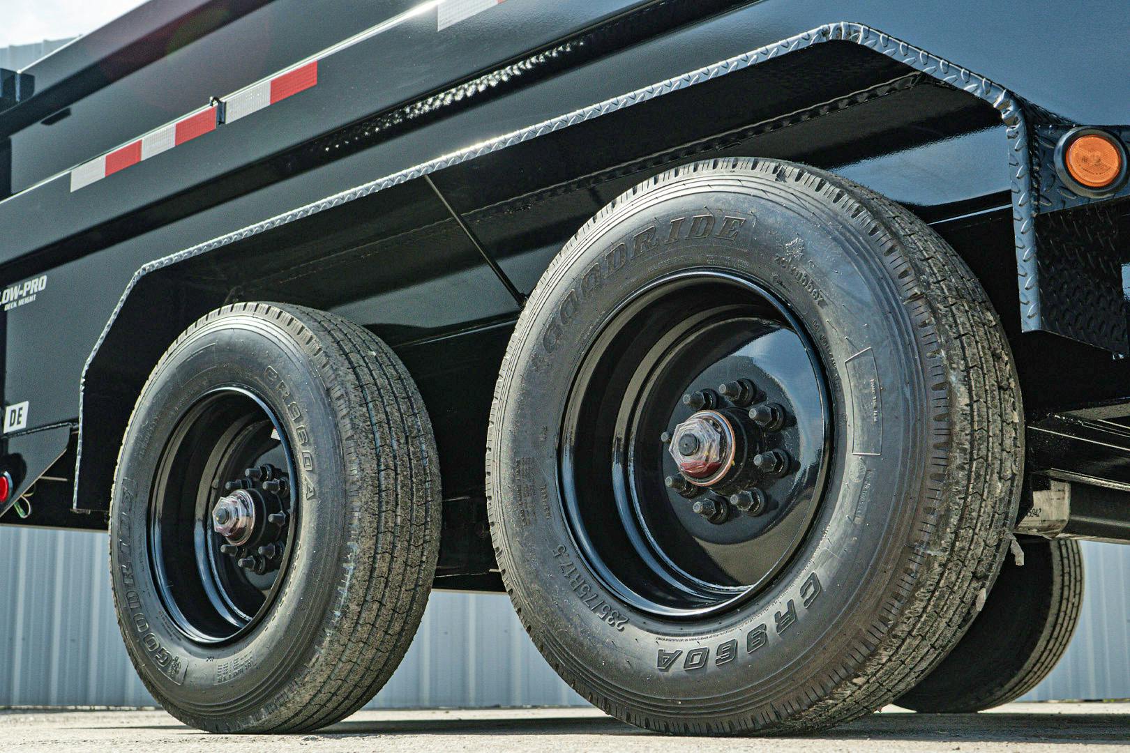 PJ Trailers 16'x83" HD Low Pro Dump Trailer w/ 3' Sides (DE) - Stock #92647 - Image 14 of 27