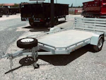 Aluma USED 12'x77" Aluminum Utility Trailer Stock #92682 - Thumbnail 1
