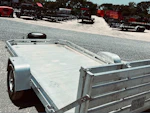 Aluma USED 12'x77" Aluminum Utility Trailer Stock #92682 - Thumbnail 2
