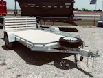 Aluma USED 12'x77" Aluminum Utility Trailer Stock #92682 - Thumbnail 4