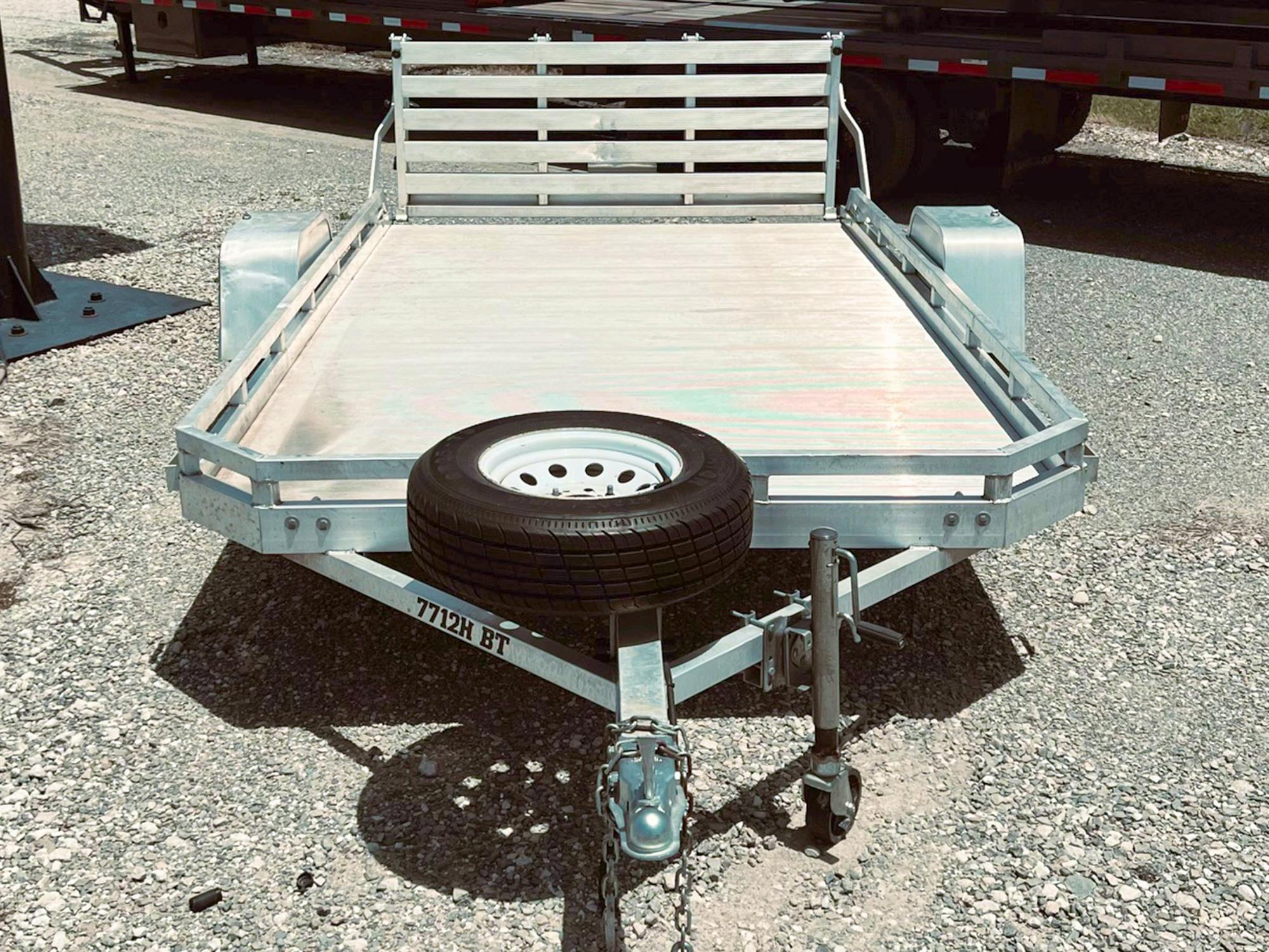 Aluma USED 12'x77" Aluminum Utility Trailer - Stock #92682 - Image 5 of 8