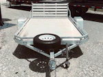Aluma USED 12'x77" Aluminum Utility Trailer Stock #92682 - Thumbnail 5