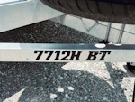 Aluma USED 12'x77" Aluminum Utility Trailer Stock #92682 - Thumbnail 6