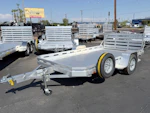 Aluma USED 12'x77" Aluminum Utility Trailer Stock #92682 - Thumbnail 1