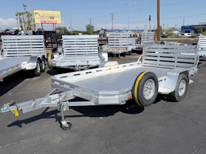 Aluma USED 12'x77" Aluminum Utility Trailer