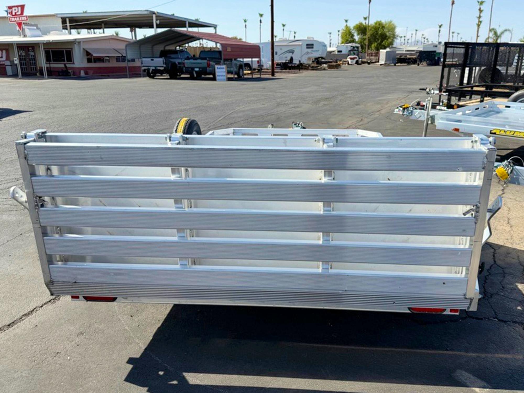 Aluma USED 12'x77" Aluminum Utility Trailer - Stock #92682 - Image 3 of 4