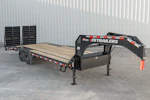 PJ Trailers 25'x102" Gooseneck Low Pro Flatbed Trailer w/ Singles (LS) Stock #92725 - Thumbnail 1