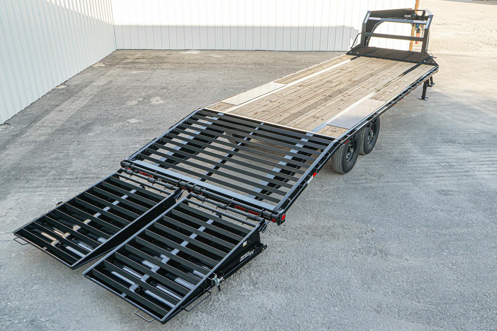 PJ Trailers 25'x102" Gooseneck Low Pro Flatbed Trailer w/ Singles (LS) - Stock #92725 - Image 24 of 27