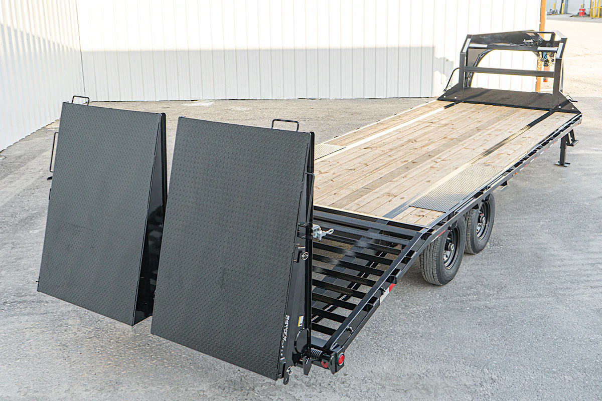 PJ Trailers 25'x102" Gooseneck Low Pro Flatbed Trailer w/ Singles (LS) - Stock #92729 - Image 23 of 27 PJ Trailers 25'x102" Gooseneck Low Pro Flatbed Trailer w/ Singles (LS) - Stock #92729 - Image 23 of 27