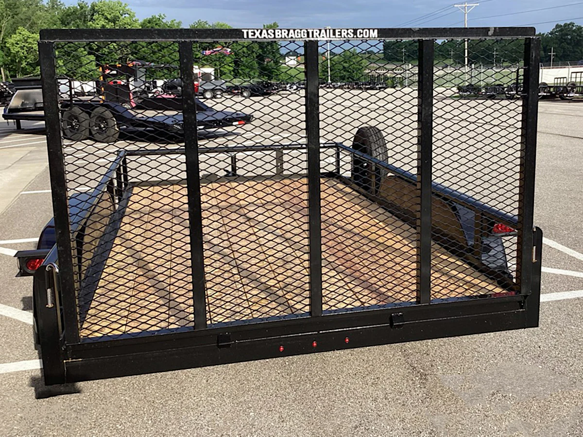 Texas Bragg 12'x83" Utility Trailer w/ 4' Gate (U2) - Stock #92739 - Image 3 of 5 Texas Bragg 12'x83" Utility Trailer w/ 4' Gate (U2) - Stock #92739 - Image 3 of 5