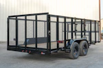 Texas Bragg 16'x83" Landscape Trailer w/ 4' Sides & 4' Gate (L2) Stock #92750 - Thumbnail 7