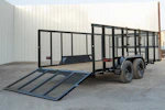Texas Bragg 16'x83" Landscape Trailer w/ 4' Sides & 4' Gate (L2) Stock #92750 - Thumbnail 8