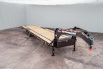 PJ Trailers 40'x102" Gooseneck Low Pro Flatbed Trailer w/ Singles (LS) Stock #92767 - Thumbnail 2