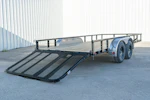 PJ Trailers 16'x83" Tandem Axle 4" Channel Utility Trailer (UL) Stock #92812 - Thumbnail 5