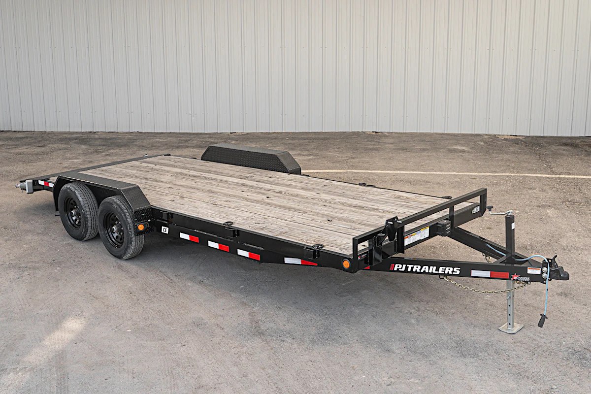 PJ Trailers 20'x83" 5" Channel Equipment Trailer (CE) - Stock #92867 - Image 1 of 20 PJ Trailers 20'x83" 5" Channel Equipment Trailer (CE) - Stock #92867 - Image 1 of 20