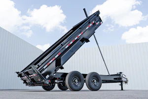 PJ Trailers 14'x83" Telescopic Dump Trailer w/ 2' Sides (DT)