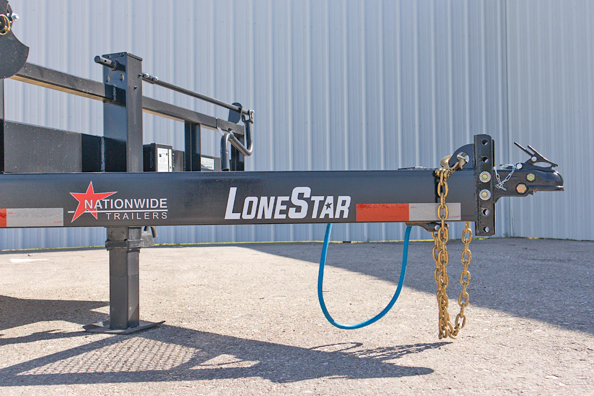 LoneStar 20'x83" Equipment Trailer w/ Stand-Up Ramps - Stock #92936 - Image 8 of 13 LoneStar 20'x83" Equipment Trailer w/ Stand-Up Ramps - Stock #92936 - Image 8 of 13
