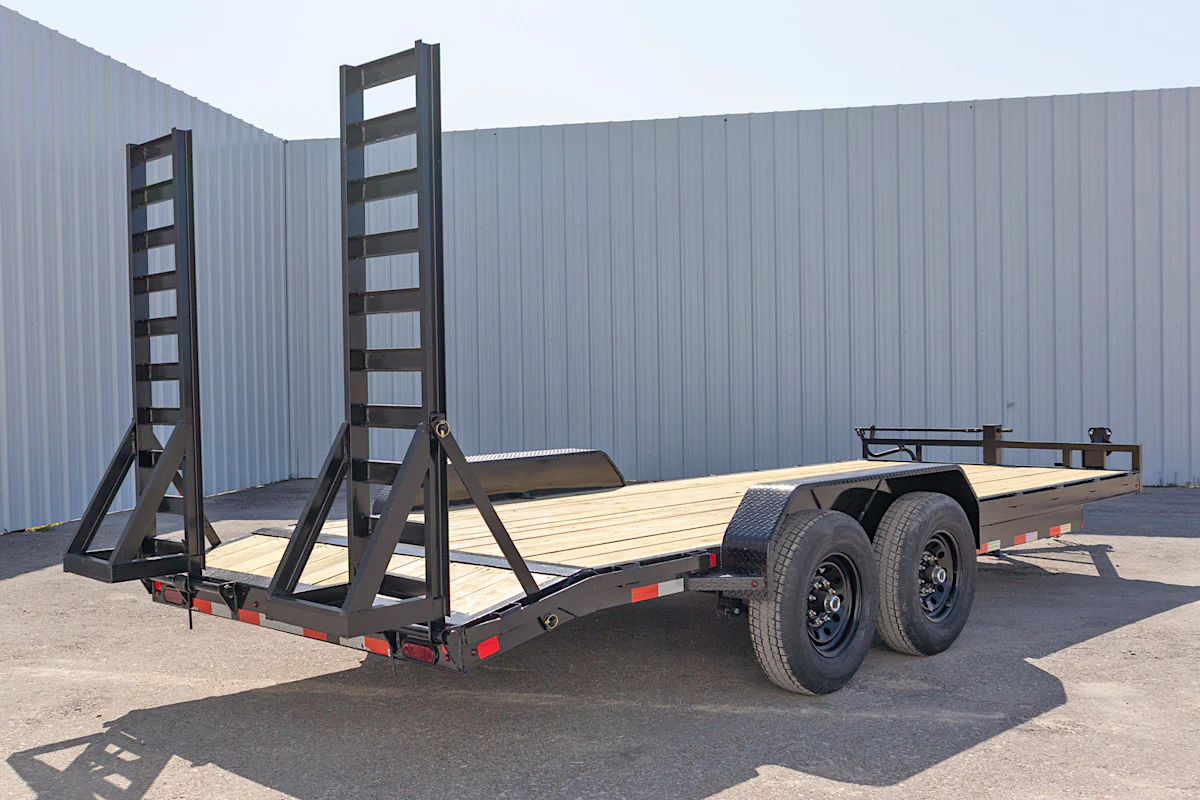 LoneStar 20'x83" Equipment Trailer w/ Stand-Up Ramps - Stock #92937 - Image 3 of 13 LoneStar 20'x83" Equipment Trailer w/ Stand-Up Ramps - Stock #92937 - Image 3 of 13