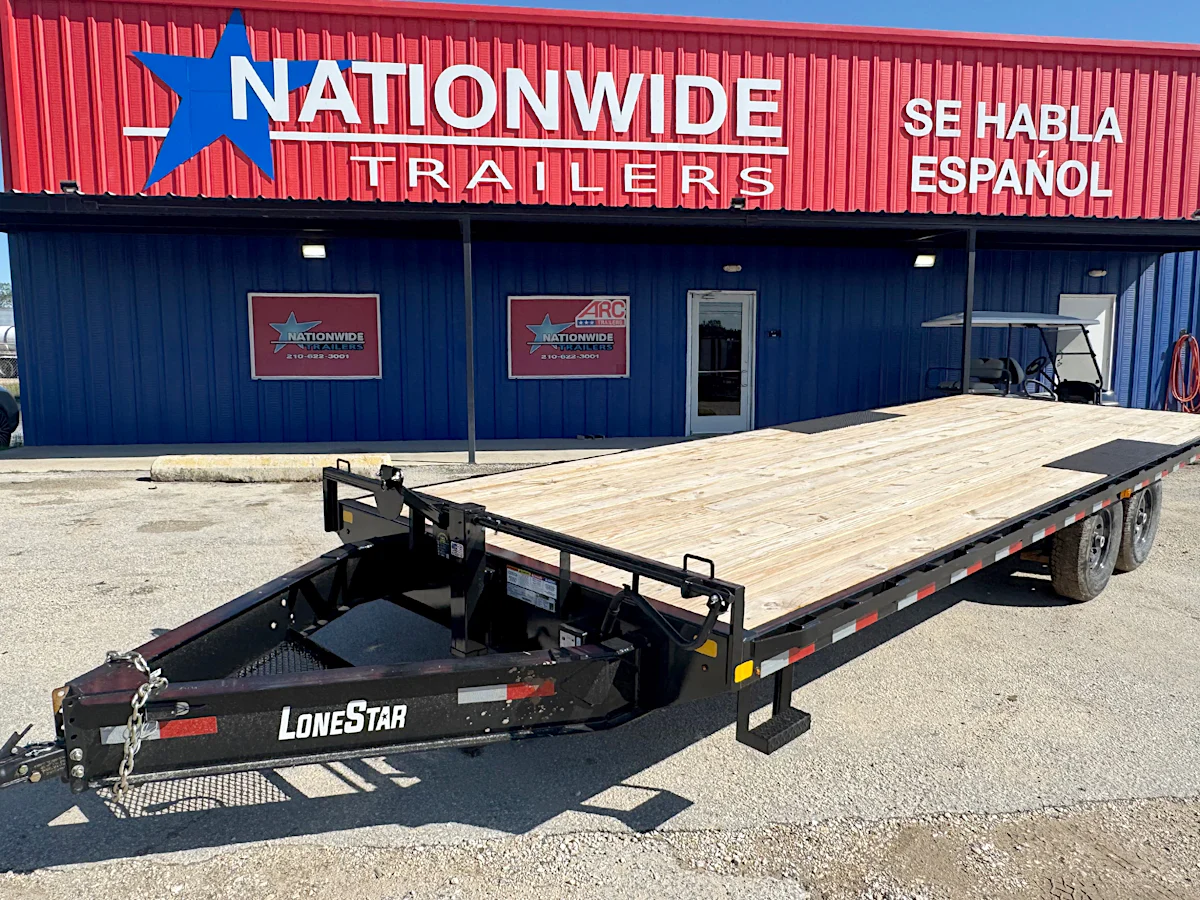 LoneStar 24'x102" 8" I-Beam Deckover Trailer - Stock #92985 - Image 1 of 4 LoneStar 24'x102" 8" I-Beam Deckover Trailer - Stock #92985 - Image 1 of 4