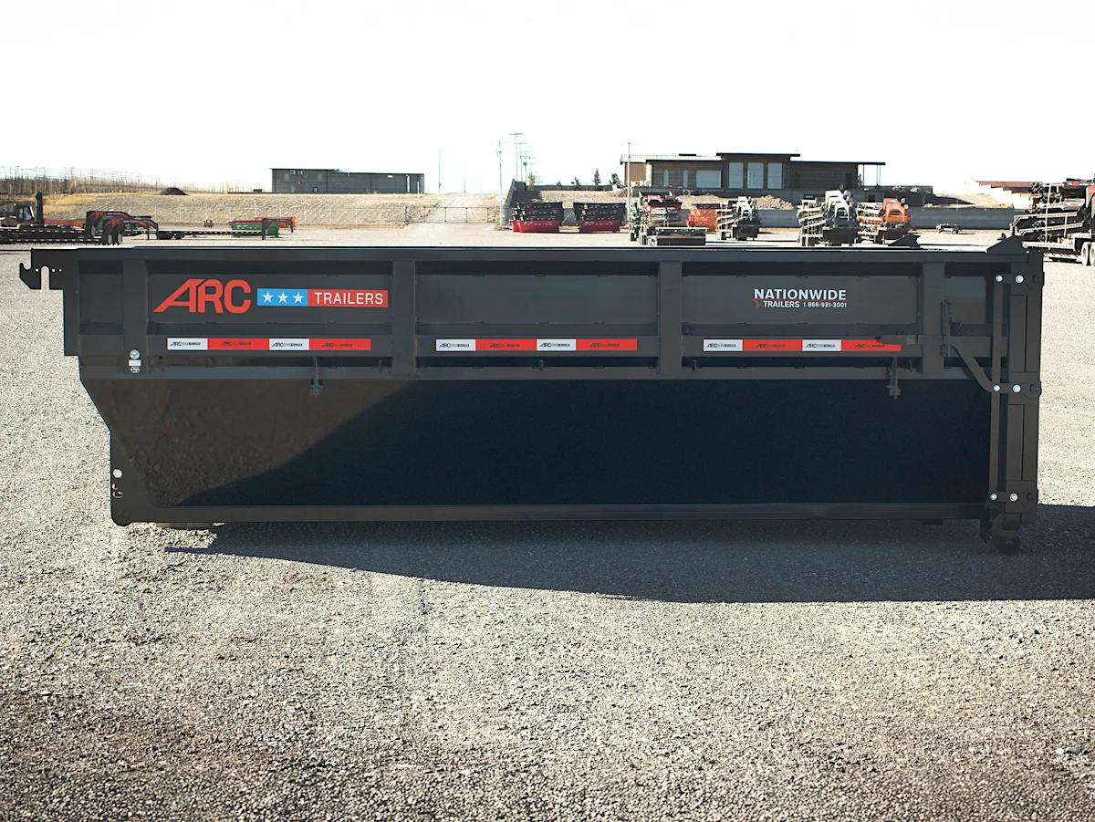 ARC Trailers 14' 14YD Steel Dumpster Bin w/ 4' Sides - Stock #93018 - Image 9 of 9 ARC Trailers 14' 14YD Steel Dumpster Bin w/ 4' Sides - Stock #93018 - Image 9 of 9