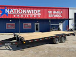 LoneStar 20'x102" 8" I-beam Deckover Trailer Stock #93050 - Thumbnail 2