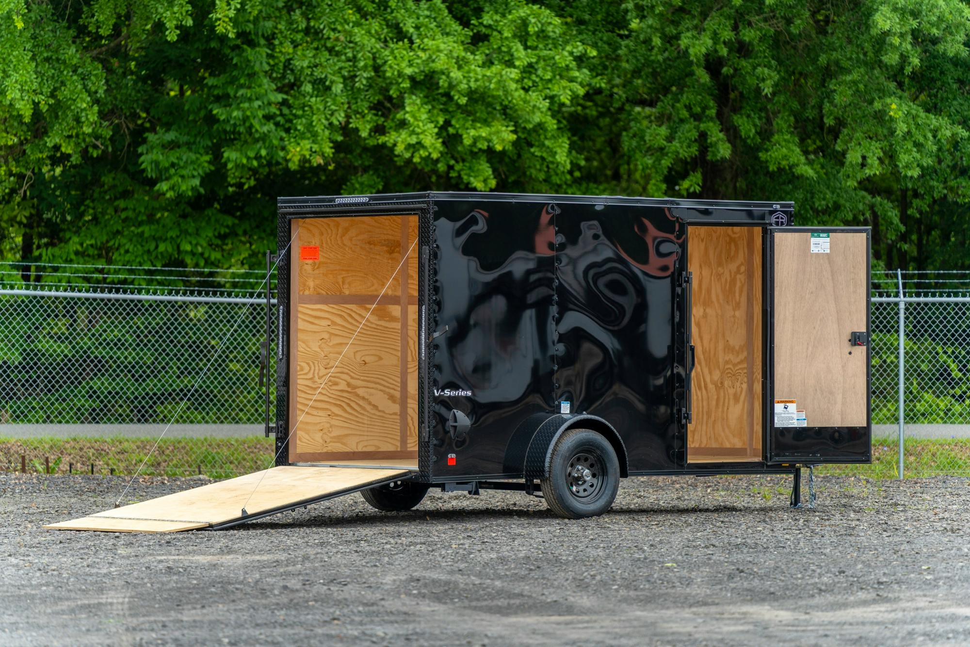 Continental Cargo V-Series 6' × 12' Enclosed Cargo Trailer