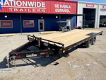 LoneStar 20'x102" 8" I-beam Deckover Trailer Stock #93144 - Thumbnail 1