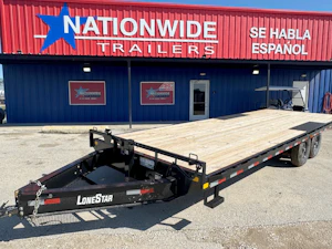 LoneStar 24'x102" 8" I-Beam Deckover Trailer