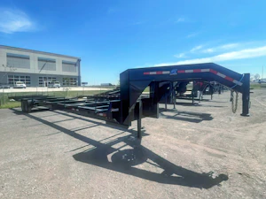 AT Trailers 40'x96" Gooseneck Pipe Hauler Trailer w/ Singles (SP)