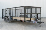 Texas Bragg 16'x83" Landscape Trailer w/ 4' Sides & 4' Gate (L2) Stock #93180 - Thumbnail 9